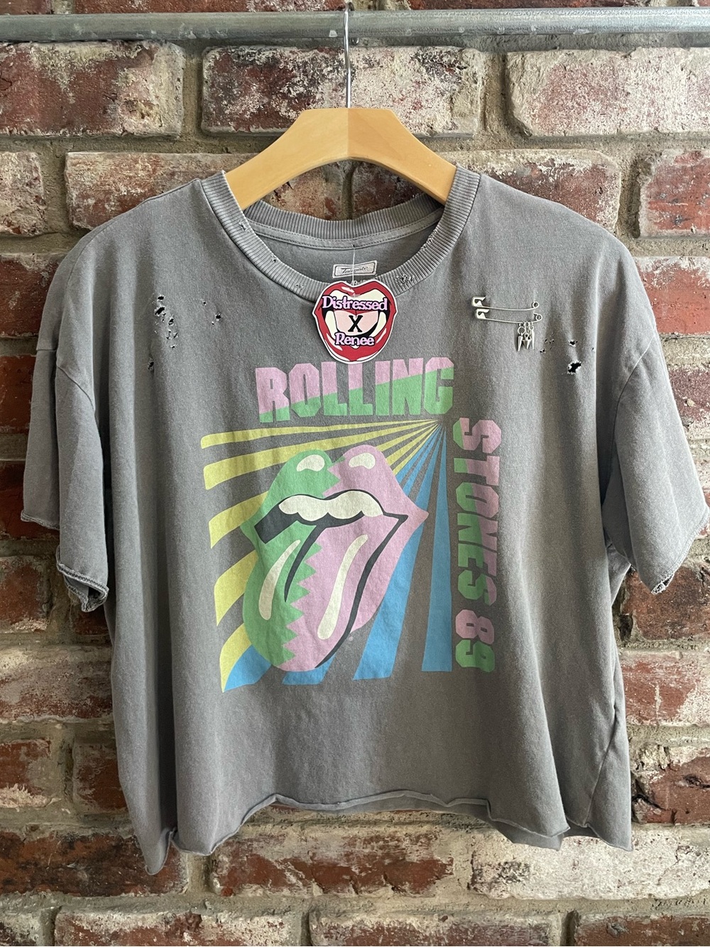 The Rolling Stones Crop Tee